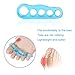 FunnySeed Toe Separators 2 Pairs Gel Toe Separators Stretchers Spacers Straighteners Bunion Corrector Foot Care for Men and Women