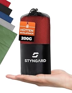 STYNGARD Hanoi 2in1 Hüttenschlafsack Rot