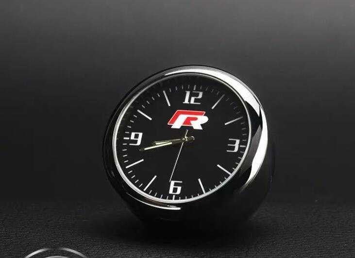 Amazon.co.jp: フォルクスワーゲン R 夜光車載時計 ミニ 車載用時計 多