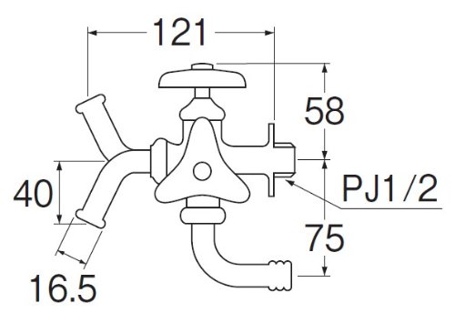 【数量限定】SANEI(サンエイ) 散水用 万能二口横水栓 クロスハンドル 寒冷 Amazon | SANEI(サンエイ) 散水用 万能二口横水栓 クロスハンドル 寒冷