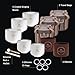 Meinl Sonic Energy Crystal Singing Bowls, Set of 5 — TCM Tuned Frosted Quartz with Mallets, Bag, O-Rings — for Meditation, Yoga, Sound Baths, Chakra Healing