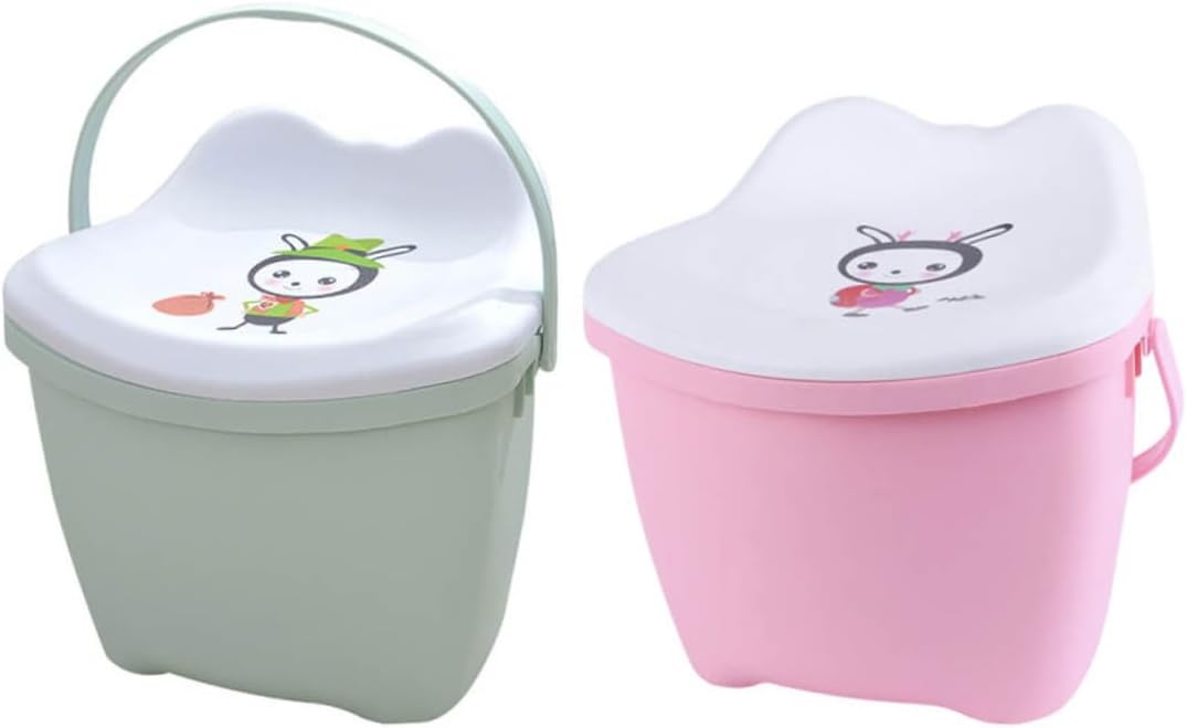 Hemoton Step Stools for Boys and Girls Storage Plastic Storage Box Movable Handle Pp Material