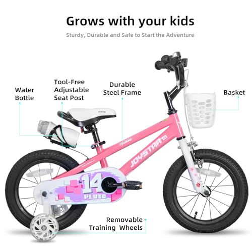 Image of JOYSTAR Pluto 12-20 inch Kids Bike with Light Up Training Wheels