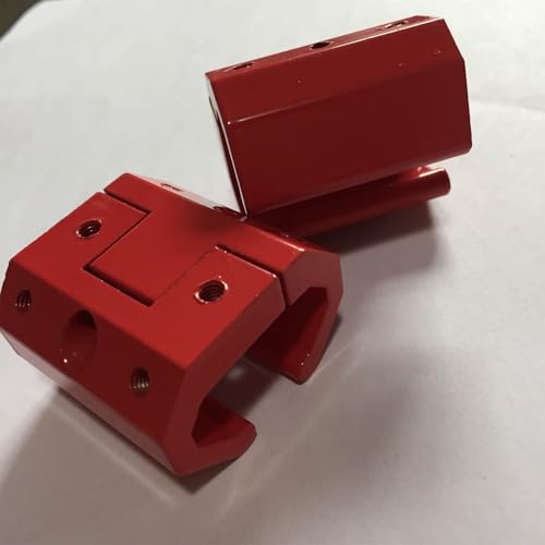 Abrazaderas de riel con revestimiento protector para guías de aluminio duraderas 6