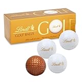 Lindt Chocolates Golf Balls for Mens Gifts - Smooth Hazelnut Filling Golf Balls 110g Chocolates Gift Box. Great Valentines Gifts for Men or Birthday Gifts for Women, Fathers Day for Dad