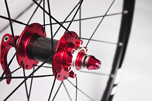 image for BUCKLOS MTB Bicycle Wheelset Carbon Hub, 26 27.5 29 inch Mountain Bike