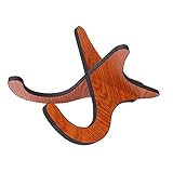 Tbest Ukulele Ständer Holz Gitarrenständer, hölzerne Ukulele Violine Ständer Halter Board abnehmbare Instrument Ständer Halter Holz Instrumentenständer für Ukulele Mandoline Violine Banjo