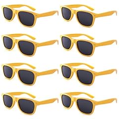 8 Pack Gold Sunglasses
