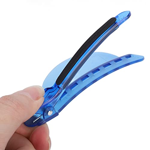 2 clips sectionnement cheveux isolation thermique bleu coiffure