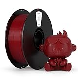 kexcelled PLA Filament pour Imprimante 3D 1,75 mm +/- 0,03 mm, Couleurs Vives, Haute Stabilité, Convient à la Plupart des Imprimantes FDM, Bobine de 1 kg (2,2 lbs), Bourgogne Rouge