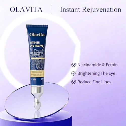 OLAVITA 1PCSOlavita Intense Eye Revive Cream, Eye Repair Cream for Dark Circles & Puffiness,Eye Cream Anti Aging for Women and Men,0.7 oz (1PCS) — view 5