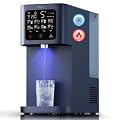 TOKIT Reverse Osmosis Water Filter Countertop, T1 Ultra Dual UV Hot & Cold Water Dispenser, Instant Heating & Cooling Tech, 8-Speed Water Temp Contorl, Real Time Monitor, NSF/ANSI 58, No Installation