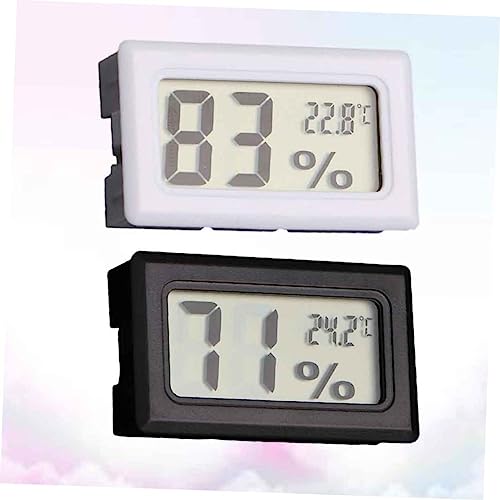 Happyyami 2 Stück Mini-Hygrometer Luftfeuchtigkeitsmesser Innen- -Hygrometer Innen-Haushalts-Hygrometer-Sonde Kleines Zuhause – Bild 3