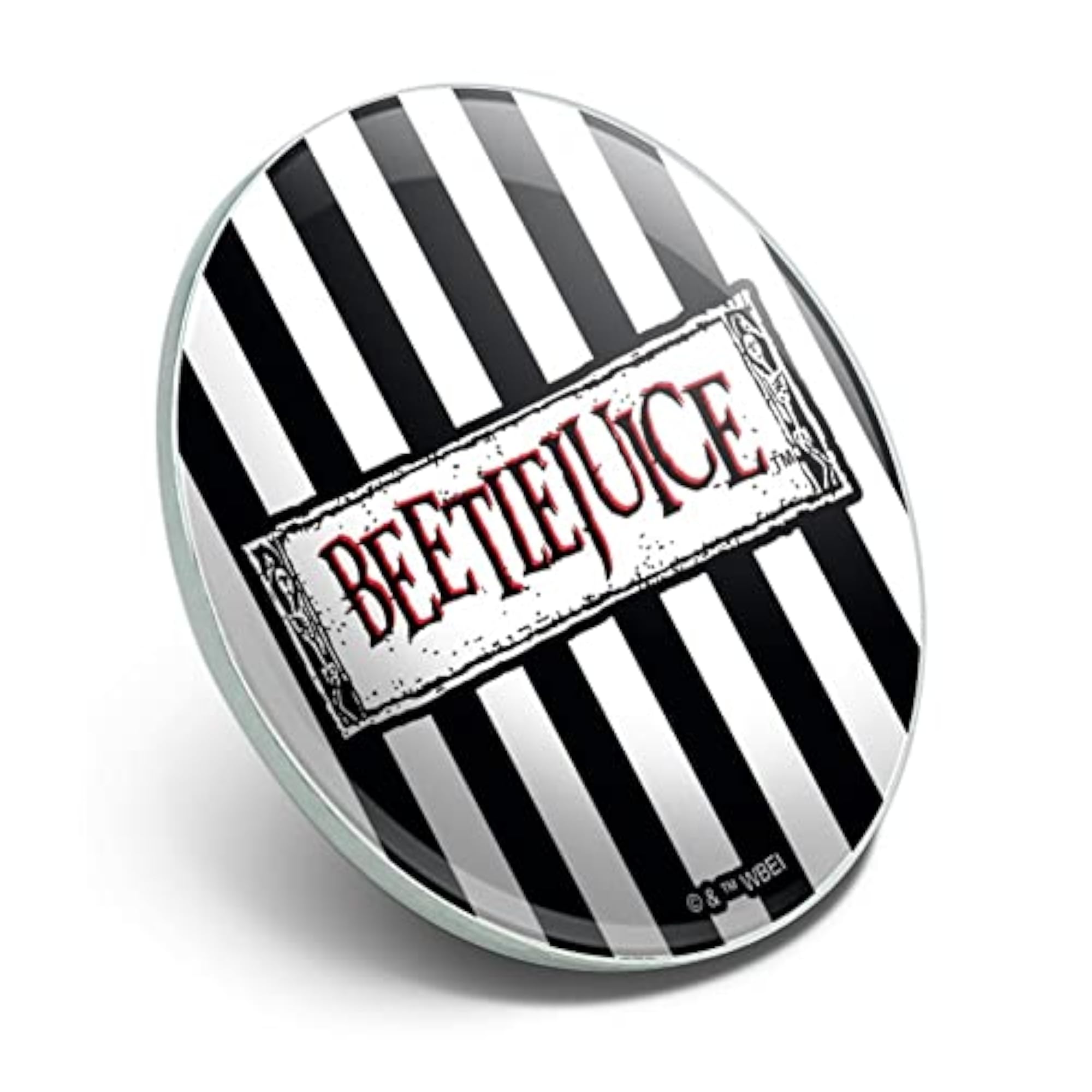 Beetlejuice Animated Logo Metal Tie Tack Pin