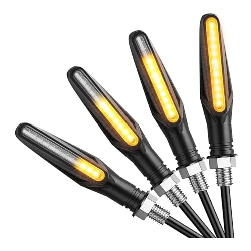 Feu arrière clignotant moto 12 LED indicateur d'arrêt universel IP68