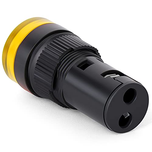 Gasher 12V/24V/110V 20Ma Energy Saving Indicator Light Mounting Hole Size 16Mm Green Yellow Red Blue White 10 Pcs #TOP6