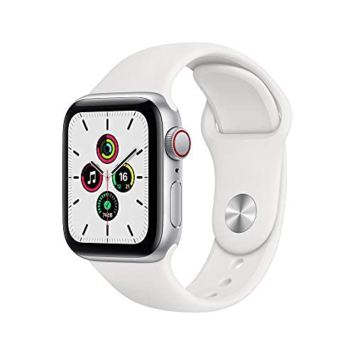 yςݕiz Apple Watch SE (GPS + Cellularf) - 40mm Vo[A~jEP[XƃzCgX|[coh