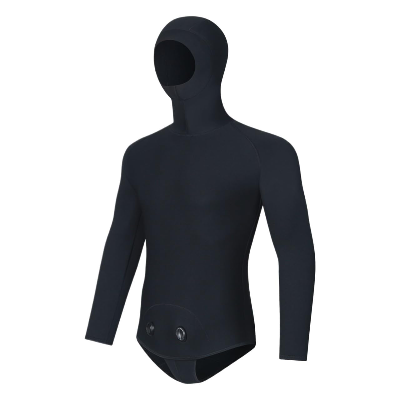Combinaisons De PlongéE Muta da sub con cappuccio invernale 3 mm, uomo, due pezzi, set separato, muta, costume bagno termico for immersioni e surf in acque profonde(Hooded top,S)