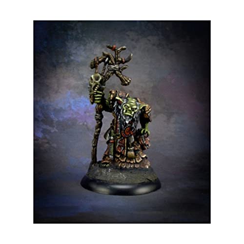 Reaper Miniatures Surkar, Orc Shaman #44004 Bones Black Plastic Unpainted Mini
