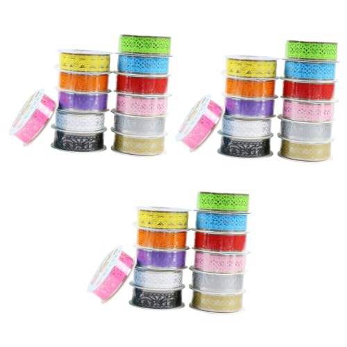Encaje adhesivo de enmascarar de 36 piezas para cintas decorativas de scrapbooking artesanía
