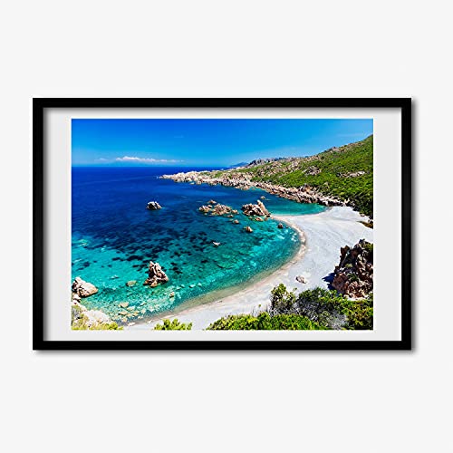 Cadre photo affiche 60x40 cm Tulup tableau peinture décoratif salon style marin moderne