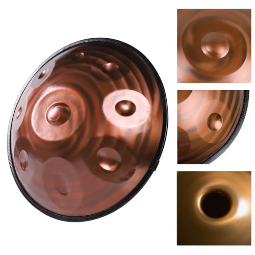Handpan ORANGES 432Hz 10 Notas 22 pulgadas Metal miniatura 6