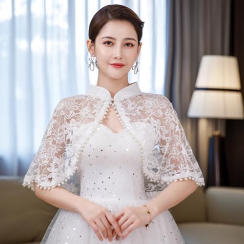 Soft Tulle Wedding Shawl Bridal Cape Sheer Dress Cover Up Evening for Women Girls Dresses4