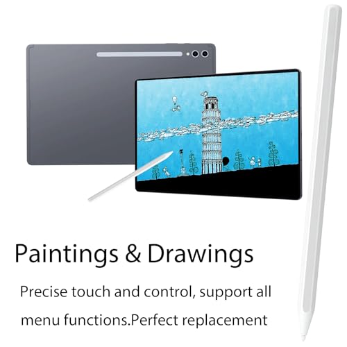 Image of Tab S11 S Pen Stylus Pen Replacement for Samsung Galaxy Tab S11 SPen & S11 Ultra Stylus- No Bluetooth, 5 Free Tips (White)