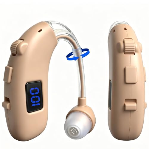 AUYEEHEAR 1 Pcs OTC Hearing Aid Bluetooth Digital 45dB Type-C Rechargeable