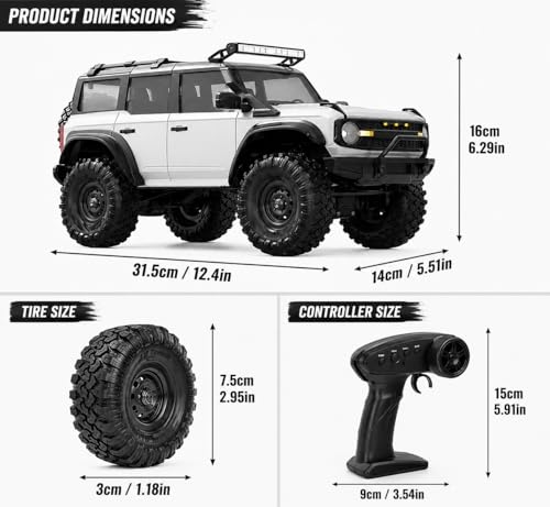 Image of 1:16 Scale 40km /h RC Drift Car - High Speed 4WD Off-Road Truck with Smoke Effect, Dual Tires & Rechargeable Battery for Kids and Adults