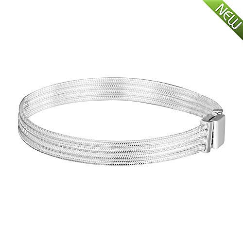 Bracelet multi serpent argent 925 bijoux charms DIY printemps - 3