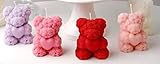 Cera Di Soia Fatta A Mano: La Nostra Candela A Forma Di Orso Di Rose È Realizzata In Cera Di Soia Naturale, Che Garantisce Una Combustione Pulita E Duratura. La Candela Profumata È Realizzata Con Cura E Attenzione Ai Dettagli, Rendendola Perfetta Per Ogni Occasione.