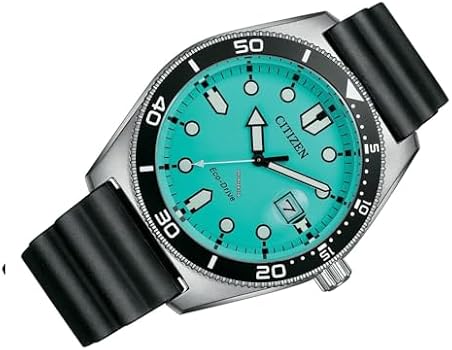 Citizen Eco-Drive Turkuaz Kadran Erkek Saat AW1760-14X, Mavi, 43mm