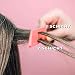 Ouskau Peine de mechas, antiestático, profesional, para peluquería, para jaspear y teñir,...