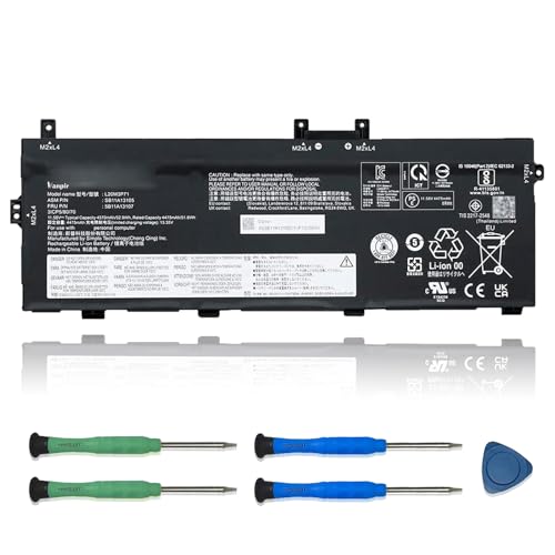 VANPIR L20M3P71 Laptop Battery Replacement for Lenovo ThinkPad X13 Yoga G2 Series Notebook L20C3P71 L20L3P7 L20M3P71 11.52V 57Wh 4950mAh
