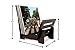 ZonsWorld - Vinyl Record Holder Storage - Display Up to 50 Albums, Fits 7” and 12” Records or LPs - Music Record Storage and Organizer - Black Bamboo