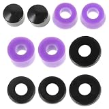 Cabilock Achsenbuchsen und Vielseitiger Kompatibilität aus Pu mit Vibrationsdämpfung Skateboard mit Einzigartigem Schalen Design in Lila für Outdoor Skateboarding Abenteuer