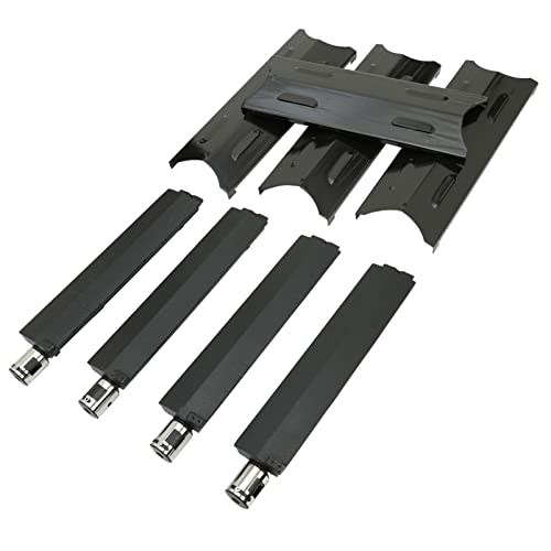 SUONA Grill Replacement Parts for Master Forge BG179A, BG1793B-A Porcelain Steel Gas Grill Heat Plate and Cast Iron Burner by SUONA - Used condition - US$43.64