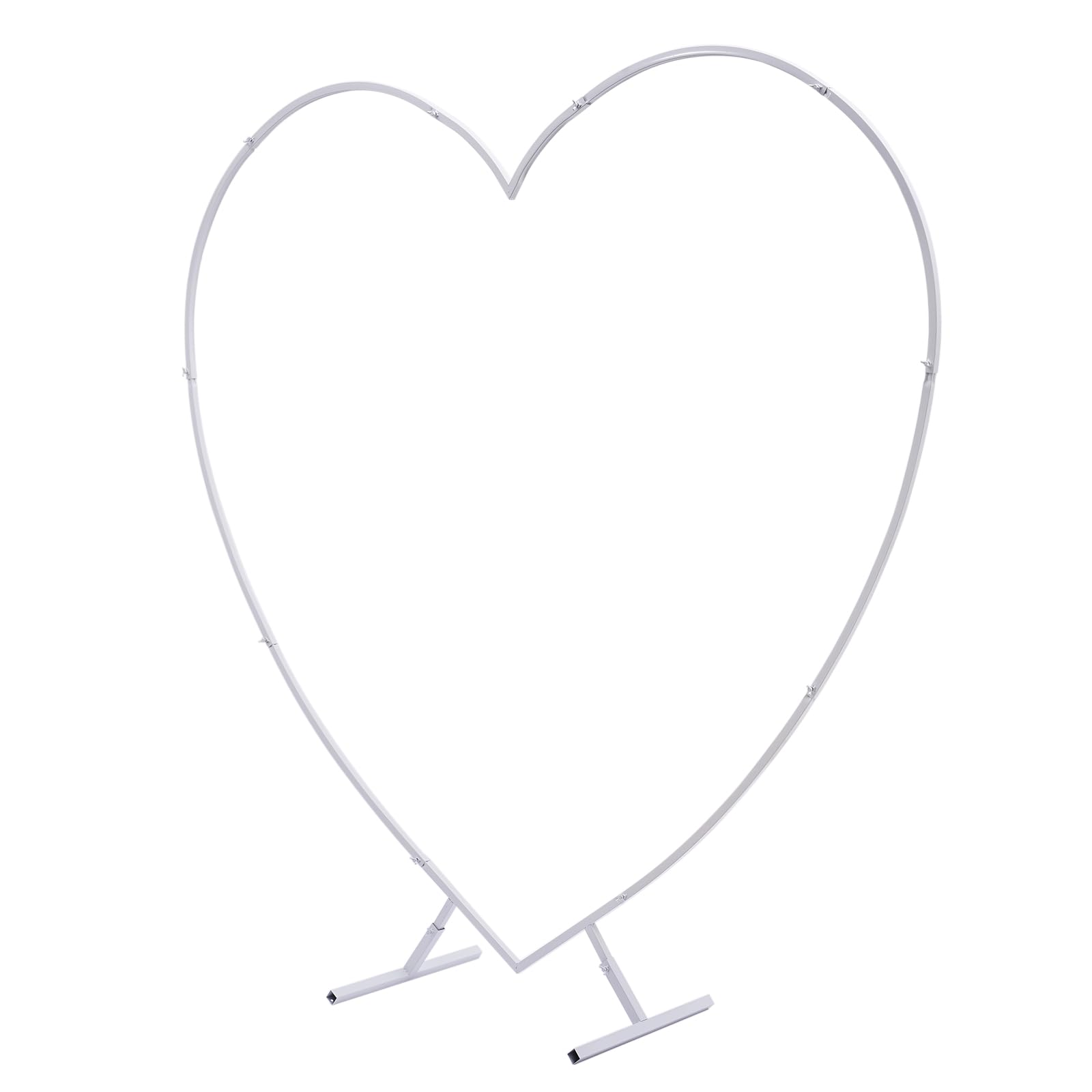 Arco Matrimonio A Forma Di Cuore 2x2,1m – Struttura In Acciaio Al Carbonio Oro – Per Sfondo Cerimonia, Giardino, Festa – Fai Da Te