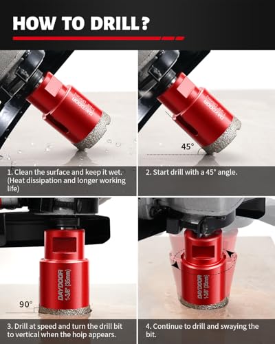 DAYDOOR Diamond Hole Saw Kit