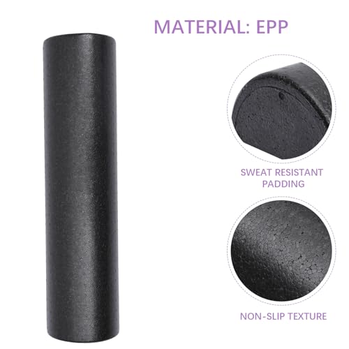 Rodillo de Yoga Semicircular Outanaya de Espuma EPP Negro de 60 cm para Masaje de Espalda y Piernas, Entrenamiento de Fitness, Pilates y Terapia Física miniatura 3