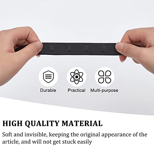 Olycraft 2 Rolls 10 Yards/Roll Black Snap Button Tape Polyester Snap Button Trim Sewing Snap Fastener Tape Snap Ribbon Fasteners For Diy Clothing Sewing Accessories #TOP2