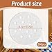 500 PCS Small Bamboo Steamer Liners, Dumpling Steam Paper, Round Anti-Stick Steamer Paper, Disposable Food-Grade Non-stick Layer for Dumplings, Buns, Dim Sum(3.5 Inch White)
