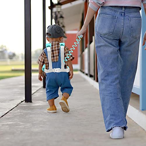 Coleira e arnês para crianças para segurança infantil, 2 em 1 pulso para bebês crianças pequenas, ci