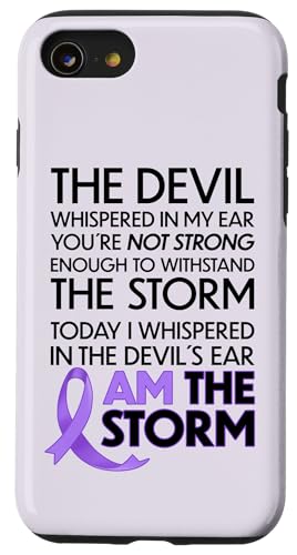 Cancer Warriors I Am The Storm, I Will Survive And Beat It �X�}�z�P�[�X iPhone SE (2020) / 7 / 8 �p