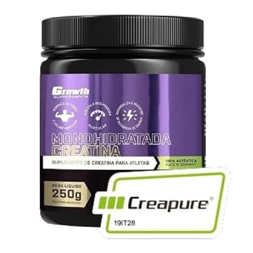 Creatina Growth Creapure 250g ou 100g - Original Growth Supplements (250g)