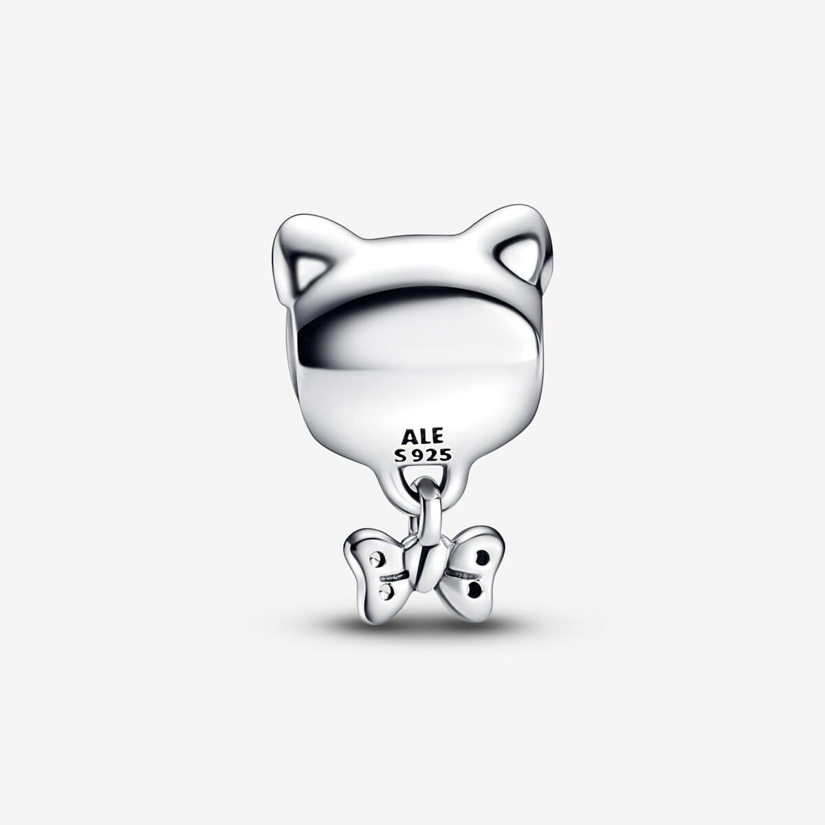 Pandora Moments Charm 792255C01 Mascot Cat Bow