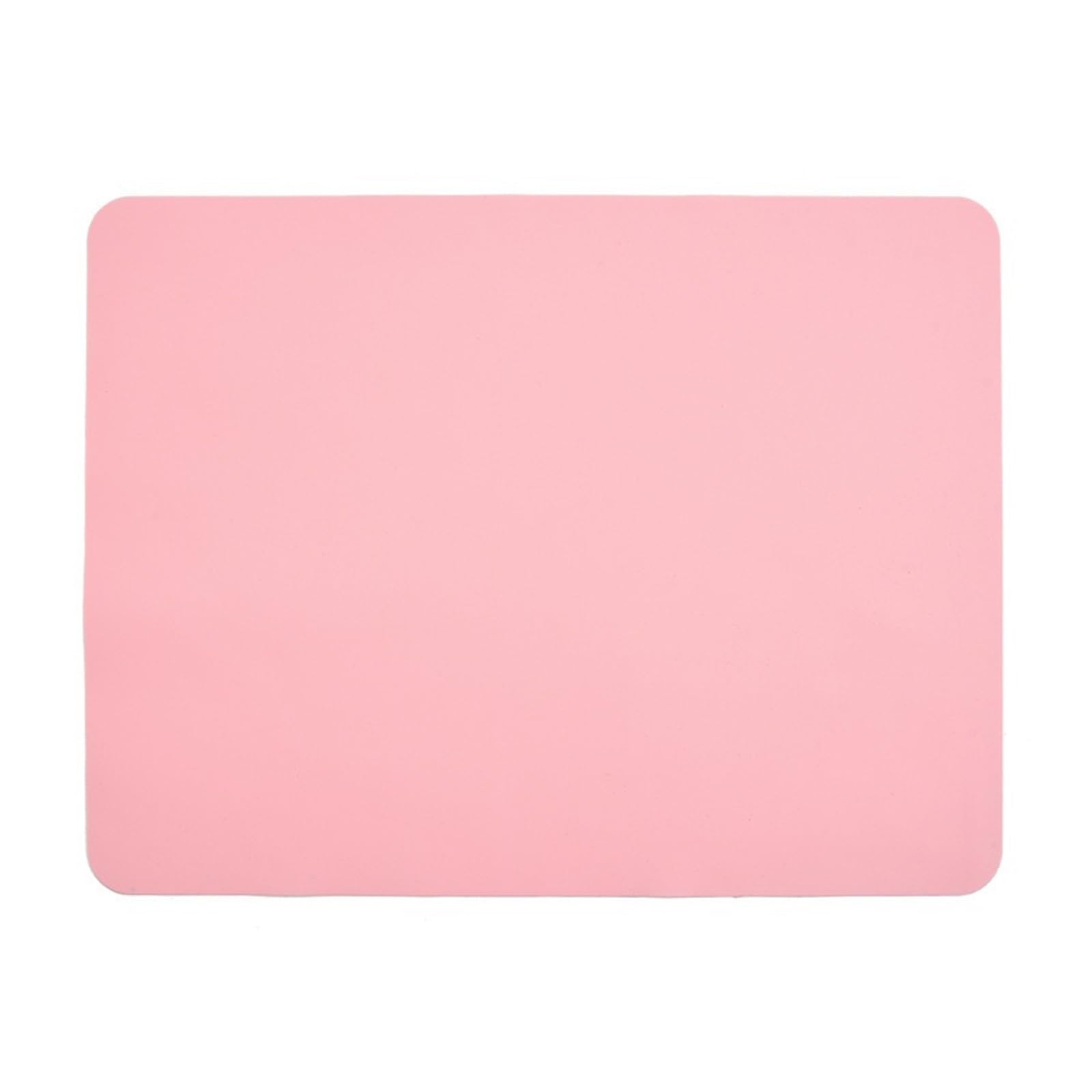 Napperon imperméable en silicone rose anti-tache et résistant à la chaleur