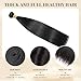 MIRONICA Straight Human Hair Bundles 30 Inch 12A Brazilian 1 Bundles Human Hair 100% Unprocessed Virgin Hair Double Machin Weft for Black Women Natural Black Color Hair Extensions