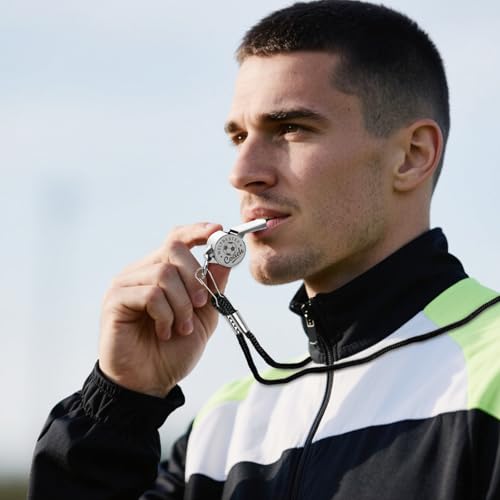 Trillerpfeife Bester Coach Geschenk Fussball Trainer Pfeife Abschiedsgeschenk Trainer Fußball Edelstahl Sportpfeifen mit Gravur Danke Abschied Geschenk Ein großartiger Coach ist schwer zu finden